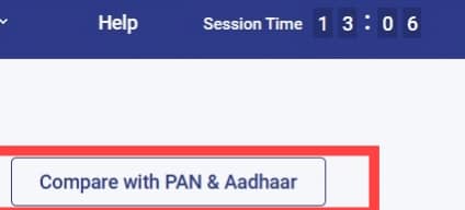 Payment for IT Portal, PAN and Aadhar Name Mismatch